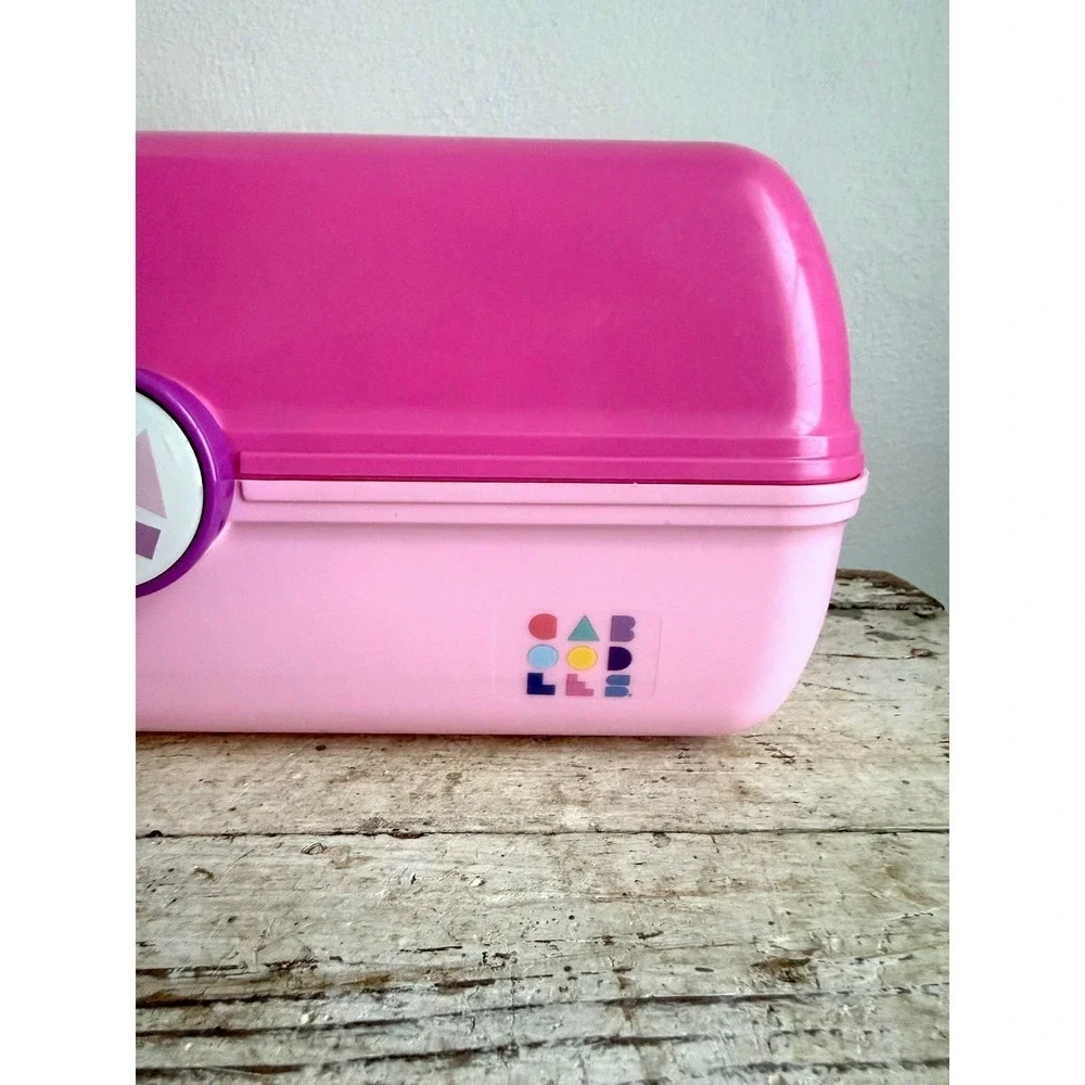 Limited Edition Sephora Caboodle Pink Makeup Case Organizer Vintage Cosmetic Box
